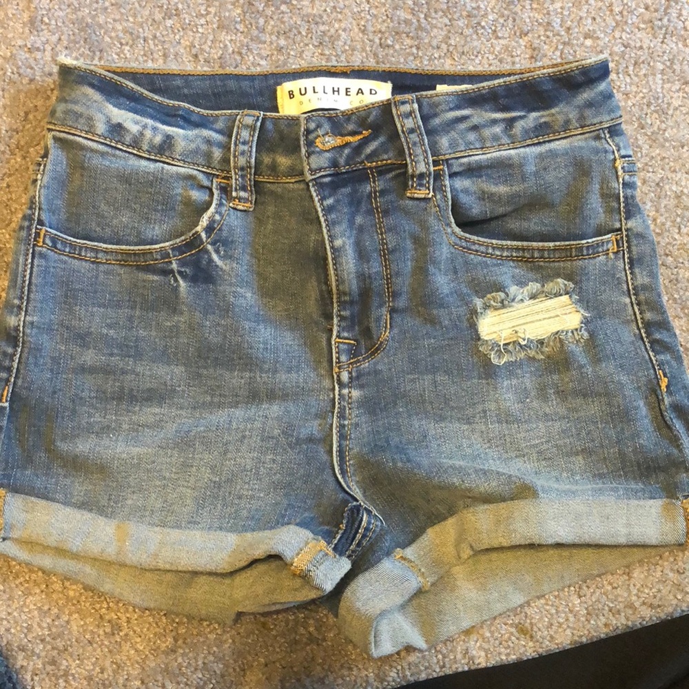 PACSUN BULLHEAD HIGH WAIST SHORTS SIZE 26